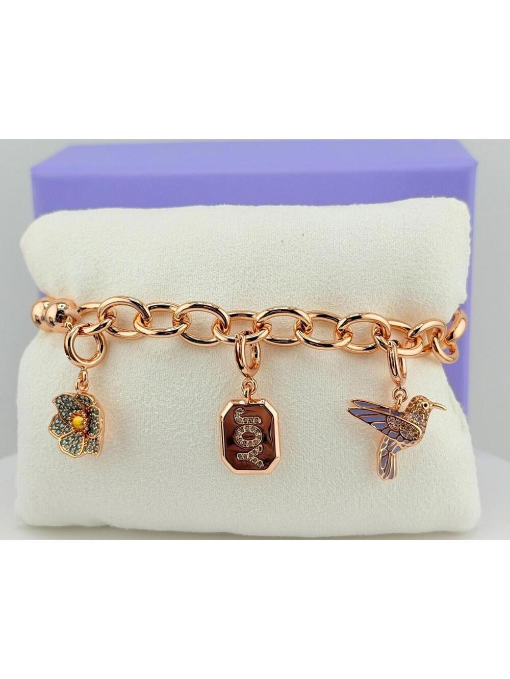 Bomb Party Charmelier Charm Bracelet "Humming With Happiness" Joy, Flower